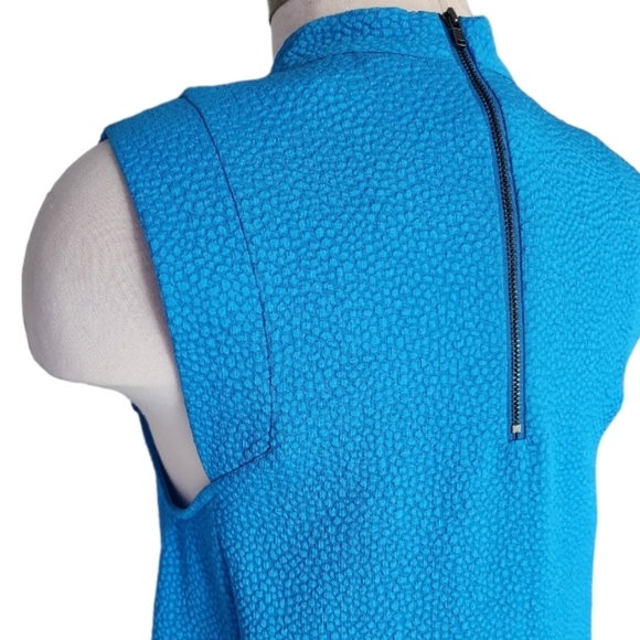 NWT Warehouse High Neck Textured Swing Dress - Picture 8 of 9